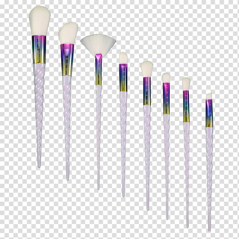 Makeup brush Unicorn Kabuki brush Cosmetics, unicorn transparent background PNG clipart