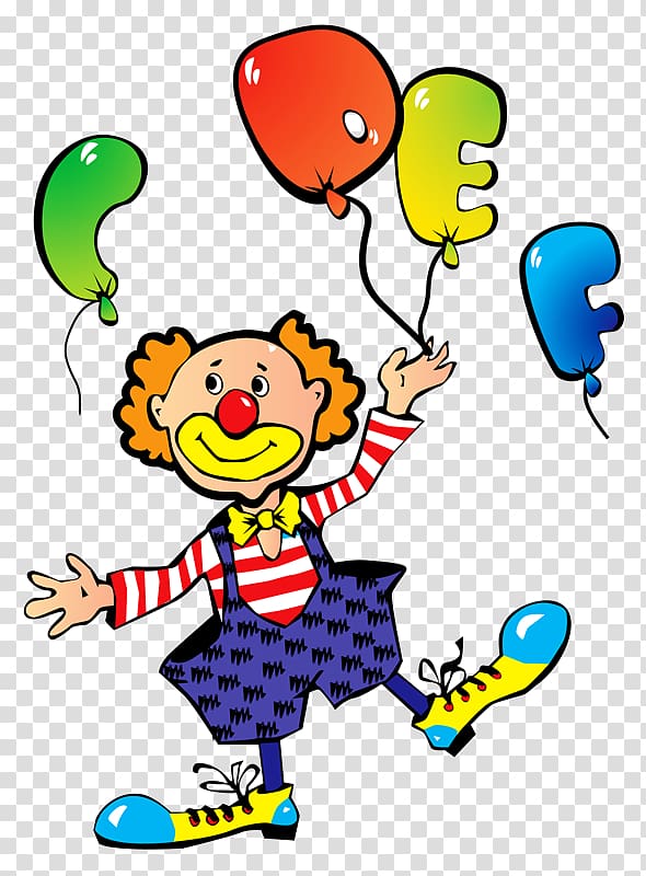 Clown Circus, Ew transparent background PNG clipart