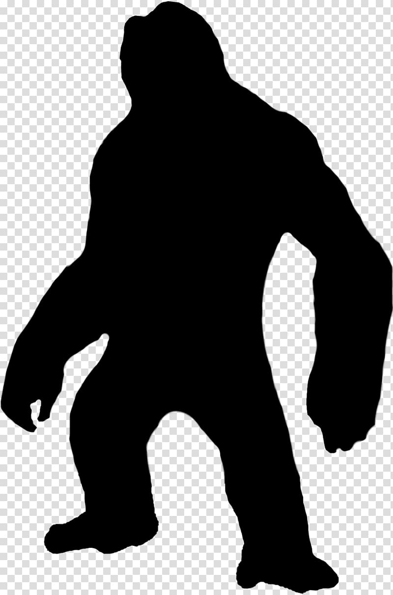 King Kong Godzilla Silhouette MonsterVerse, king transparent background PNG clipart