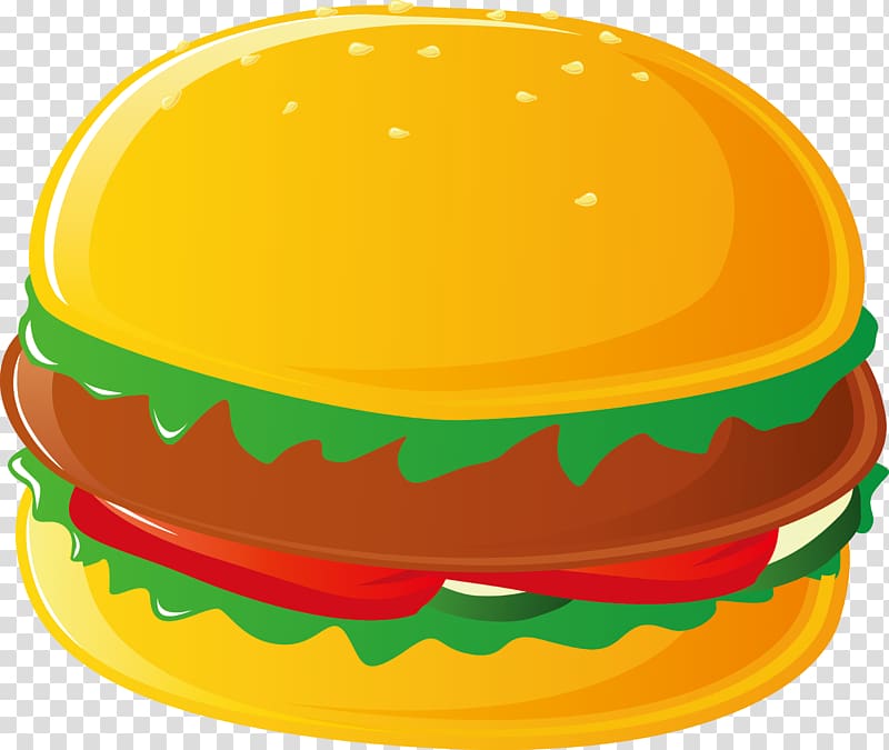 Hamburger Hot dog Cheeseburger Pizza French fries, Beef burger 3D transparent background PNG clipart