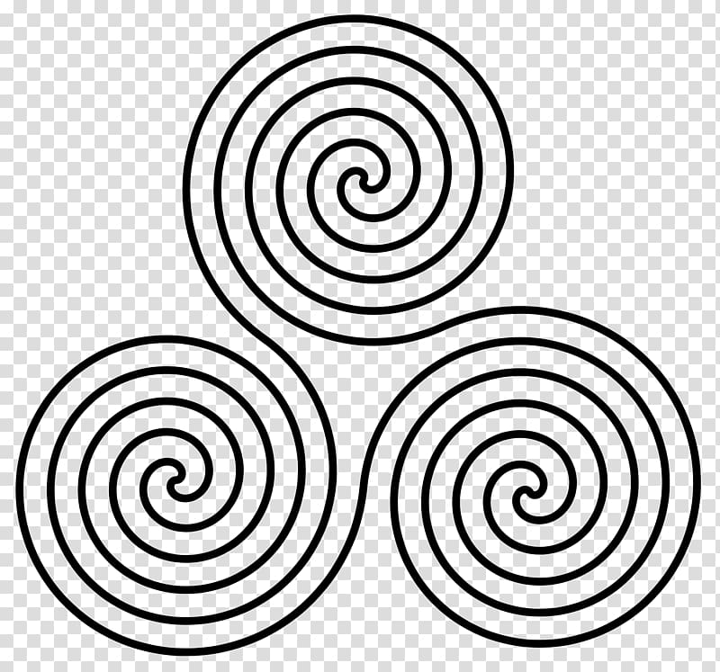 Triskelion Spiral Symbol , pineal transparent background PNG clipart