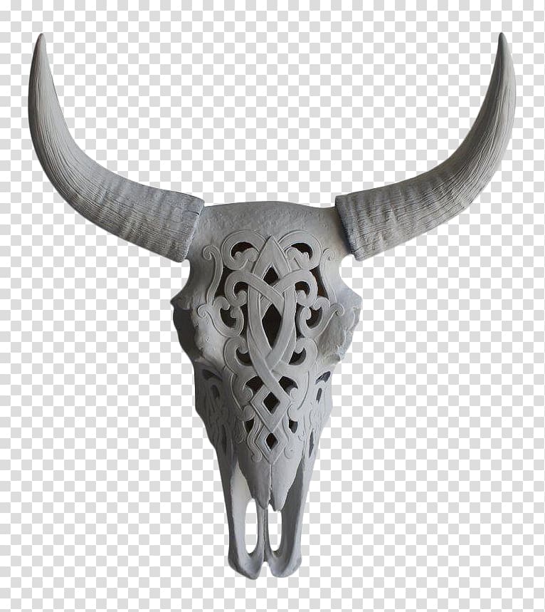 Texas Longhorn Bison Skull Bull, bison transparent background PNG clipart