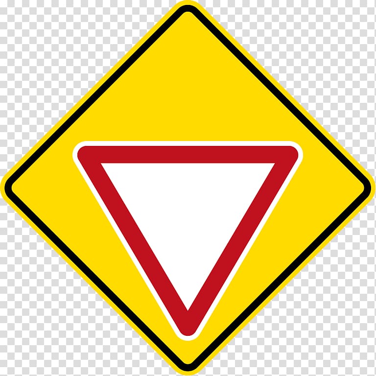 Priority signs New Zealand Warning sign Yield sign Traffic sign, interlocking rings transparent background PNG clipart