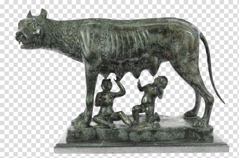 Capitoline Wolf Bronze sculpture Statue Figurine, others transparent background PNG clipart