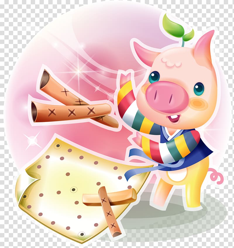 Piglet Domestic pig, pig transparent background PNG clipart