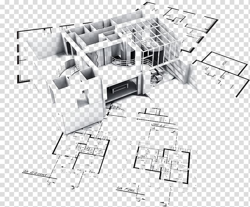 black and gray floor plan, Architectural drawing Architecture Plan Interior Design Services, section layout transparent background PNG clipart