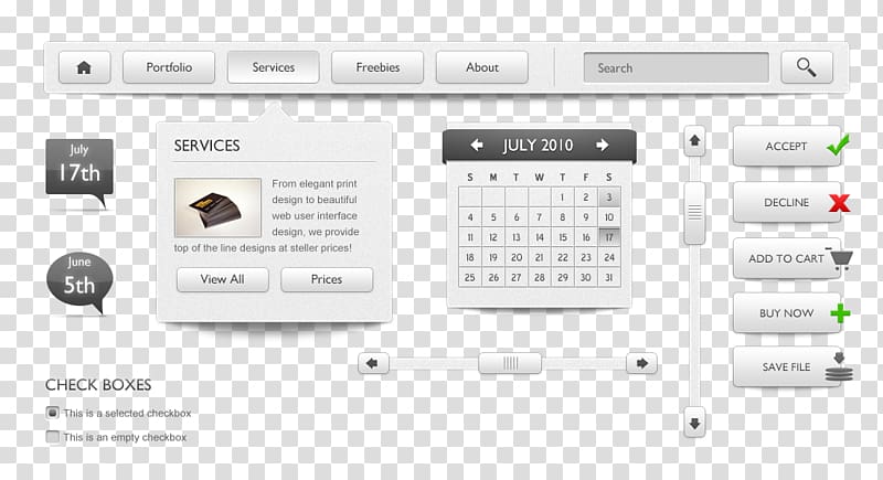 User interface Web page Button Web design, Black and white gray minimalist web design transparent background PNG clipart