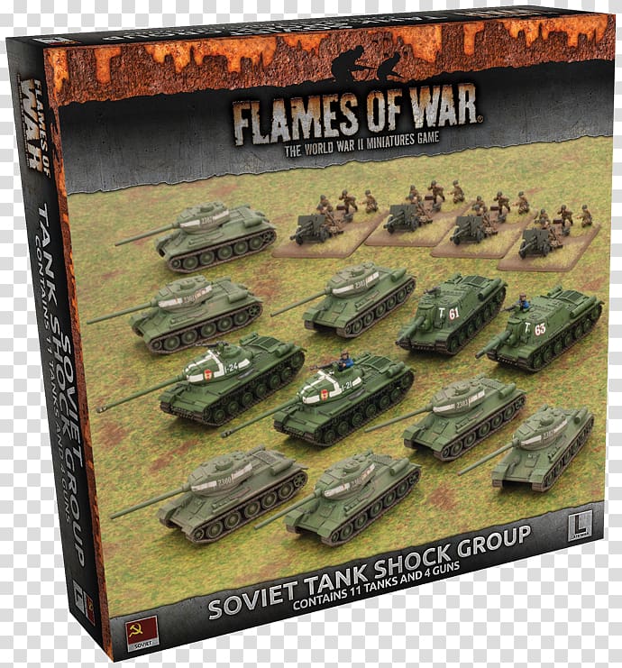 Second World War Flames of War Battlegroup Army Tank, army transparent background PNG clipart