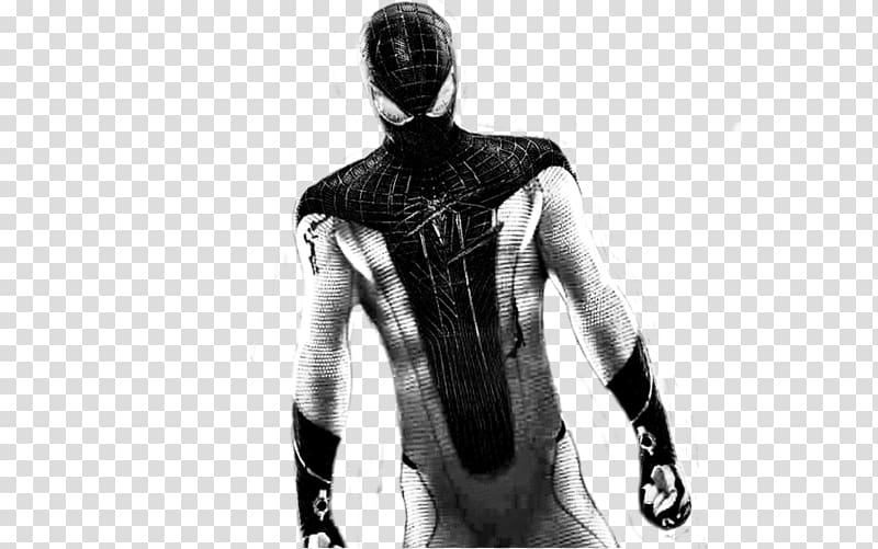 Spider-Man: Back in Black Costume Black and white Suit, clueless transparent background PNG clipart