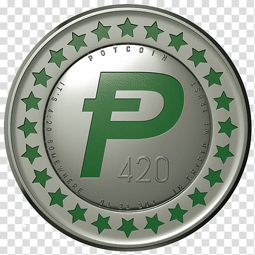 PotCoin Cryptocurrency Cannabis industry Hemp, crypto currency transparent background PNG clipart