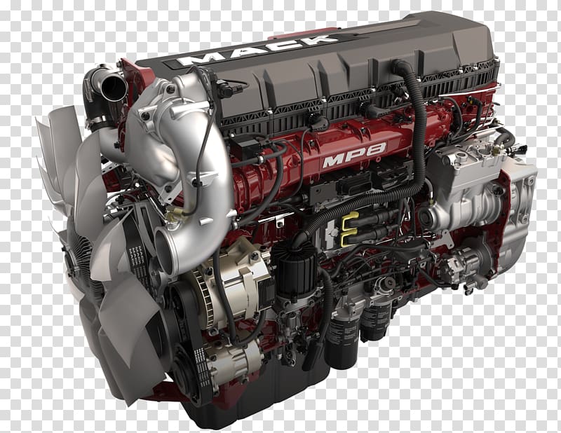 Mack Trucks Diesel engine Engine control unit Car, engine transparent background PNG clipart