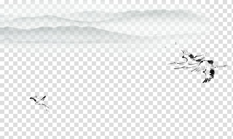 flying bird illustration, White Brand Pattern, white crane transparent background PNG clipart