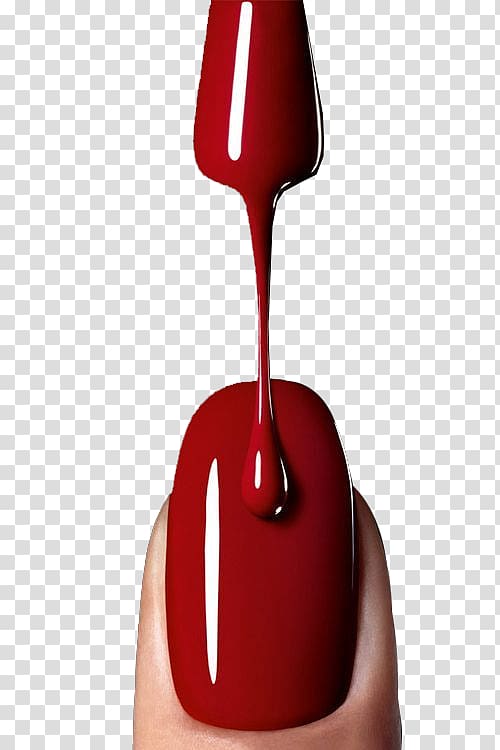 red nail lacquer, Nail polish Cosmetics OPI Products, Nail polish transparent background PNG clipart