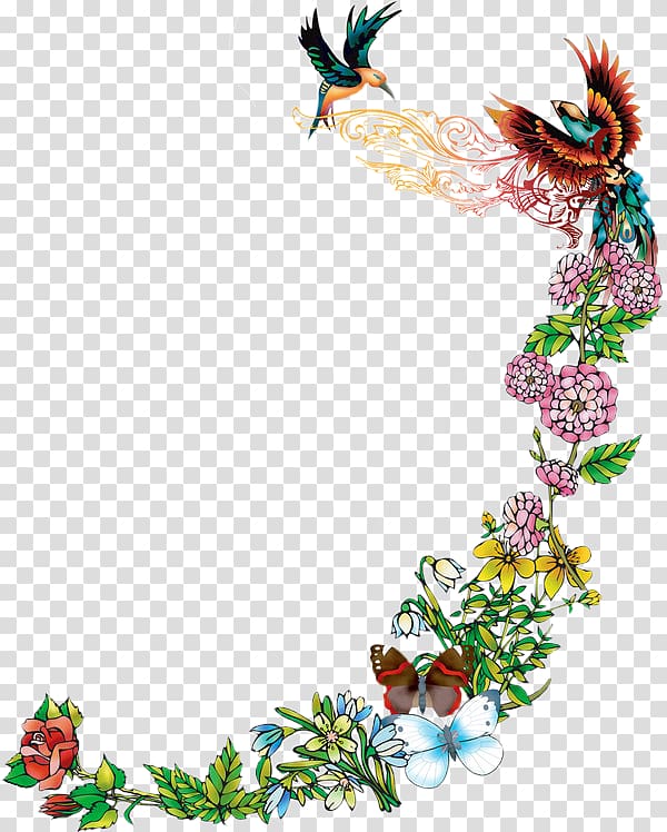 Floral design Rice, bird watercolor transparent background PNG clipart