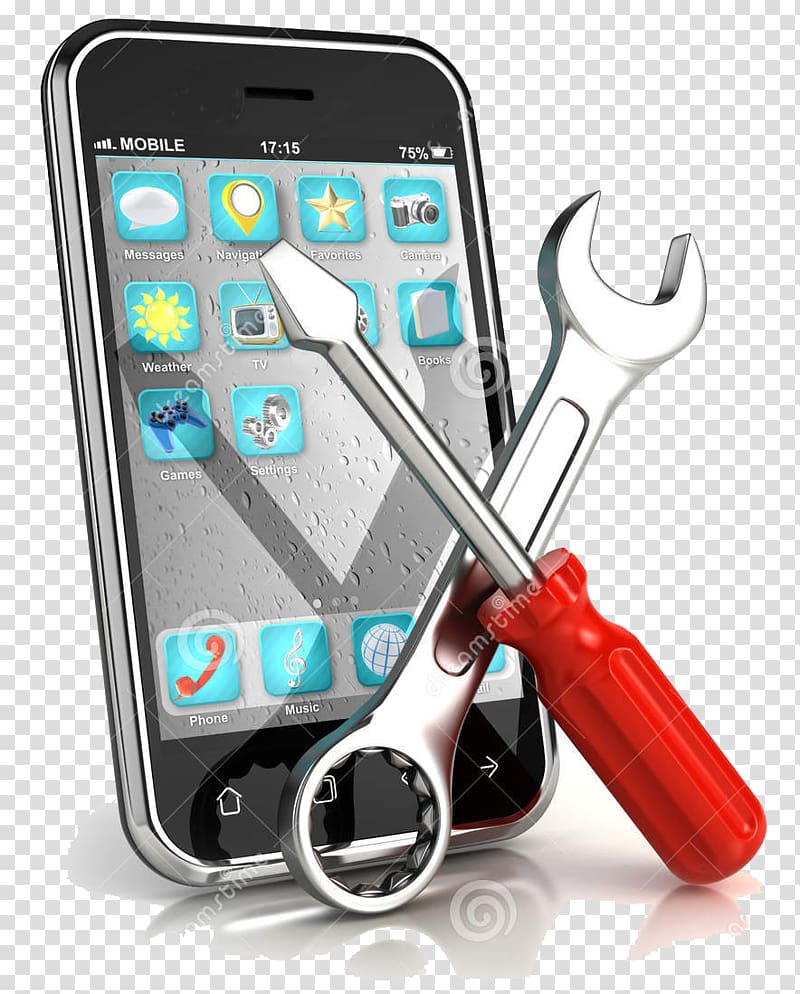 phone repair logo , iPhone Samsung Galaxy Telephone Maintenance Smartphone, repair transparent background PNG clipart