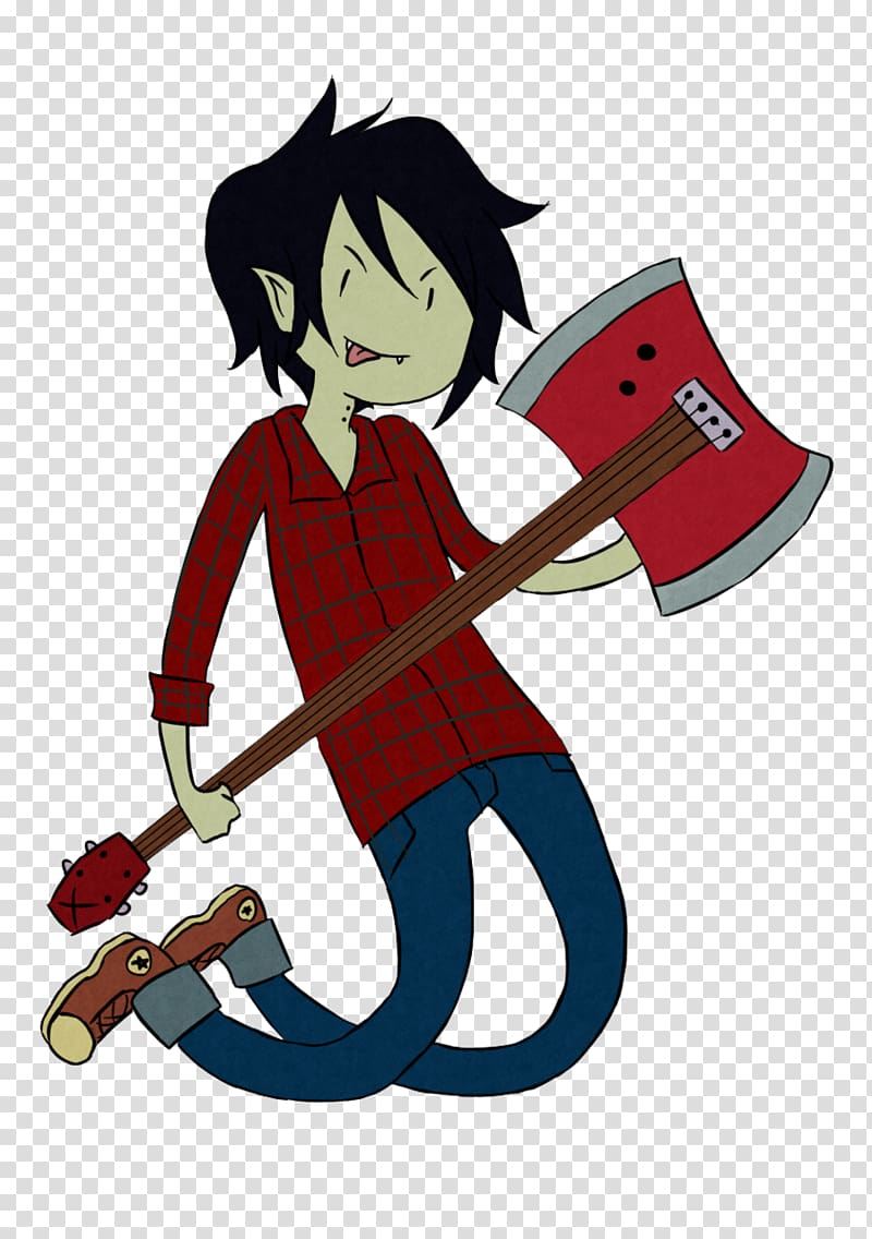 Marceline the Vampire Queen Marshall Lee Axe Bass Art, adventure time transparent background PNG clipart