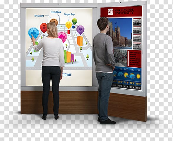 Digital Signs Toshiba Business Advertising Information, real estate boards transparent background PNG clipart