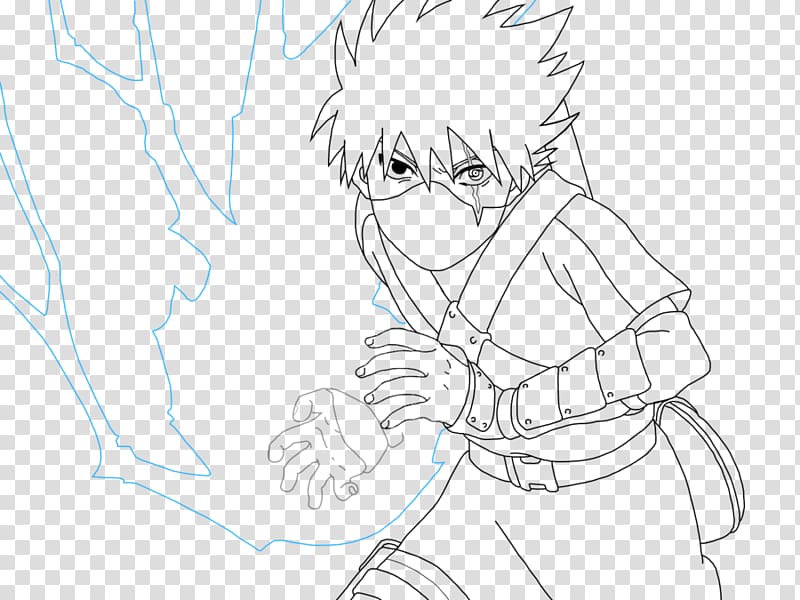 Sasuke Uchiha Naruto Shippuden: Naruto vs. Sasuke Line art Sketch, naruto,  angle, white, face png