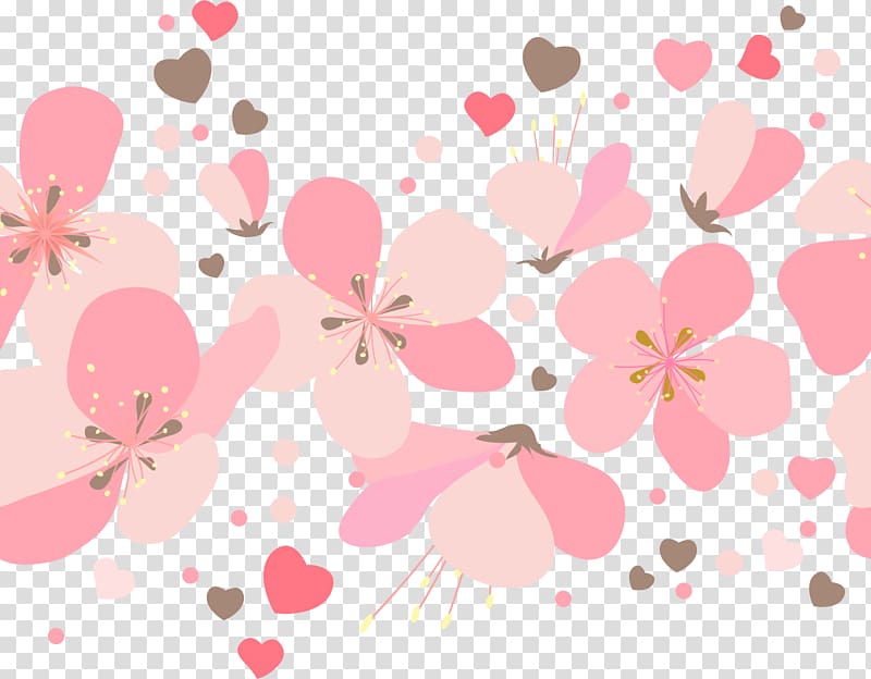 Cherry blossom, Cherry tree shading transparent background PNG clipart