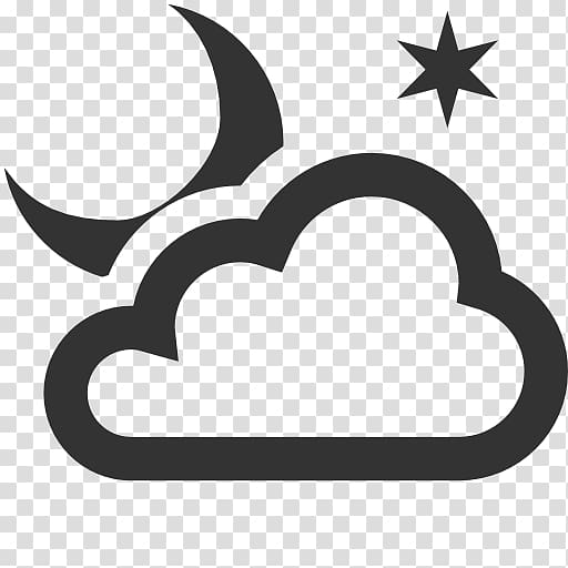 Computer Icons Cloud, Night transparent background PNG clipart