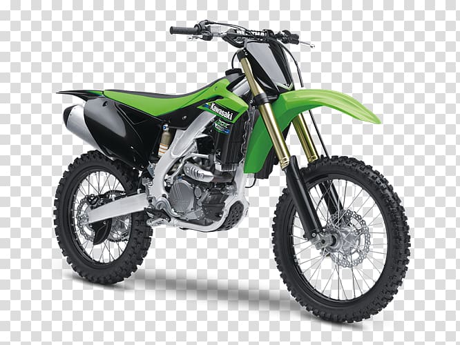 Kawasaki KX250F Monster Energy AMA Supercross An FIM World Championship Kawasaki motorcycles Single-cylinder engine, petals fluttered in front transparent background PNG clipart