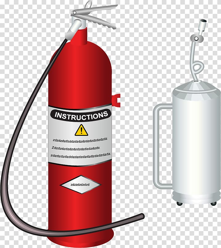 Firefighter Firefighting Fire extinguisher, Hydrant fire extinguisher material transparent background PNG clipart