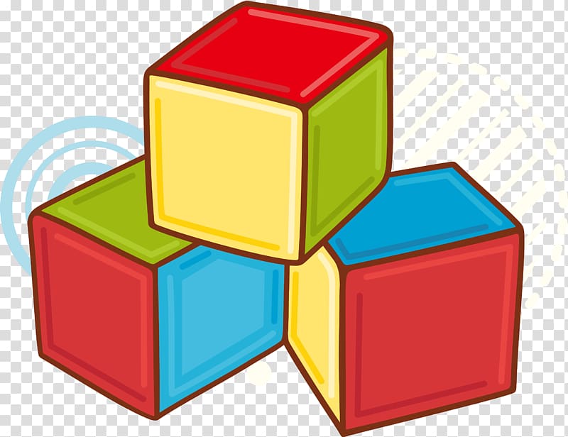 Cube Computer file, Colorful squares transparent background PNG clipart