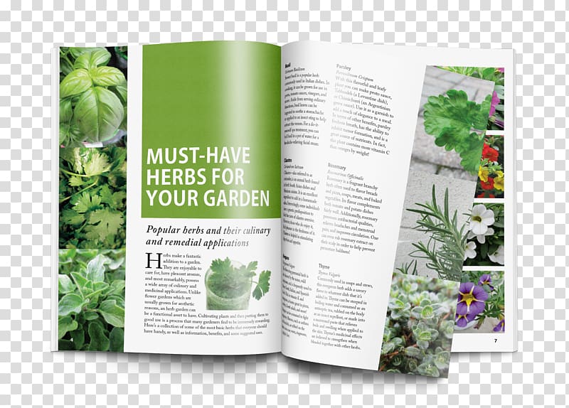 Herbalism Magazine Gardening Article, others transparent background PNG clipart