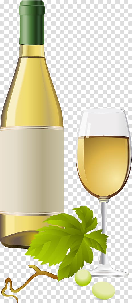 White wine Red Wine Champagne Bottle, Exquisite wine cup transparent background PNG clipart