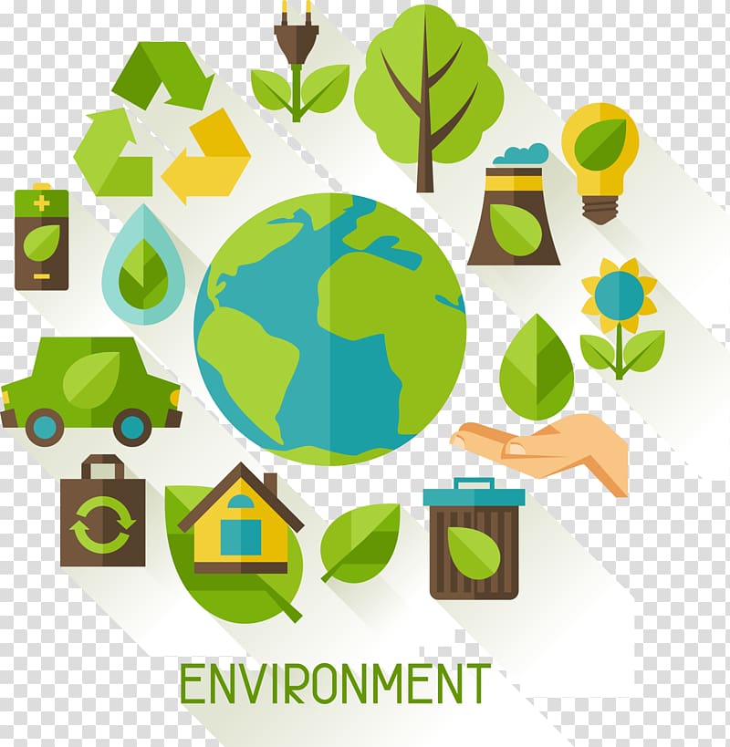 Environment Pollution Ecology Illustration, Calls for protection of the global environment elements transparent background PNG clipart