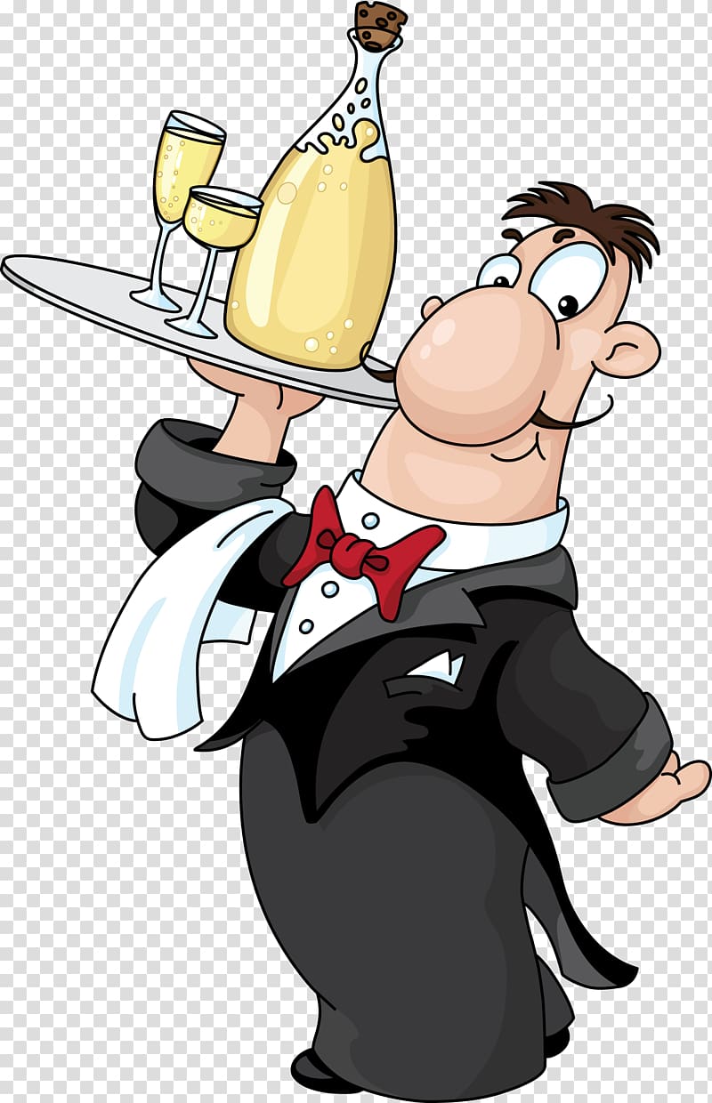 Waiter Drink Chef , waiter transparent background PNG clipart