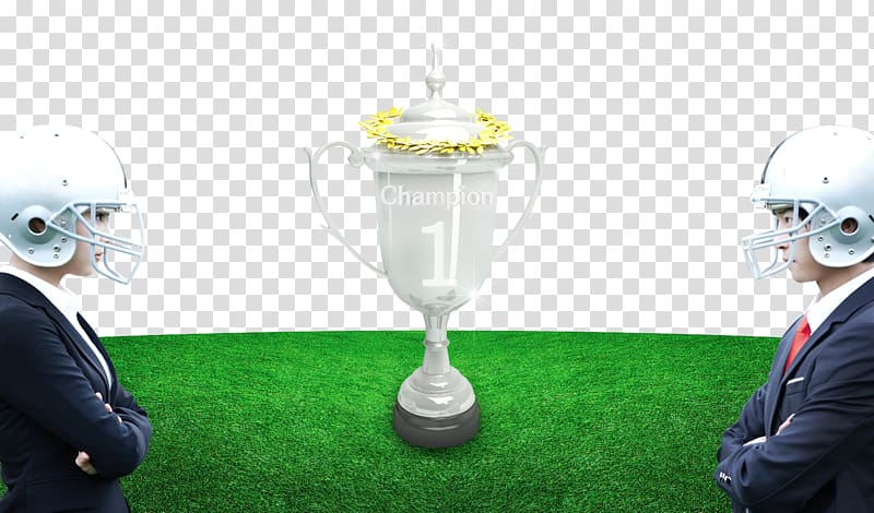 Poster Trophy, Professional figure wearing a helmet and trophies transparent background PNG clipart