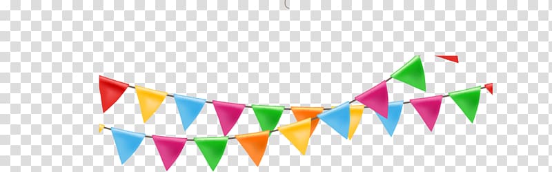 Paper Ribbon Balloon, Festival flag streamers, multicolored bunting transparent background PNG clipart