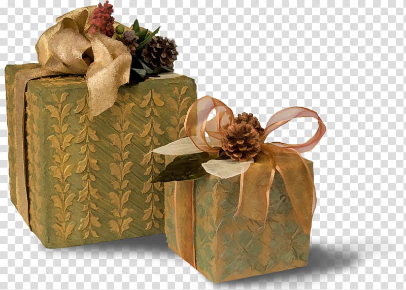 Christmas decoration Decorative box Gift, christmas transparent background PNG clipart