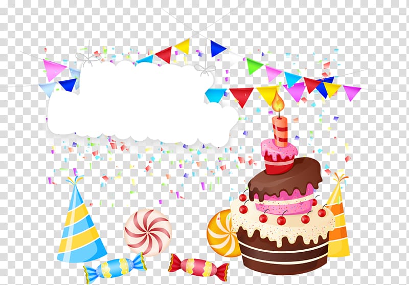 Birthday cake , joyeux anniversaire transparent background PNG clipart