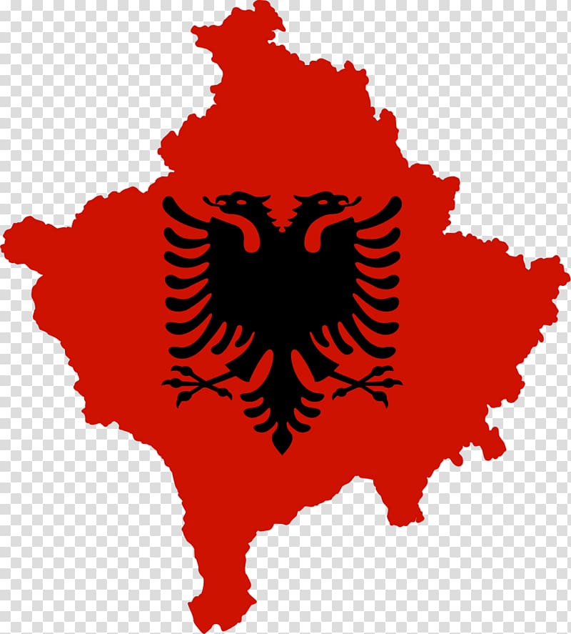 Flag of Kosovo Flag of Albania Map, country wind transparent background PNG clipart