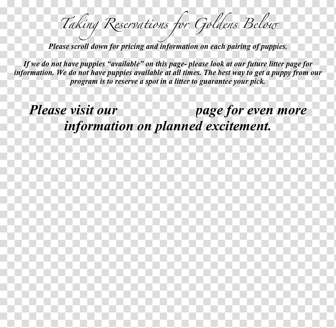 Puppy Golden Retriever Document American Kennel Club Litter, please do not litter transparent background PNG clipart