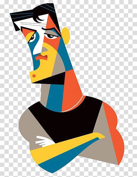 Caricature Drawing Celebrity Graphic design Illustration, Abstract man transparent background PNG clipart