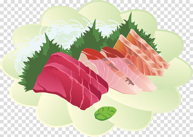 Sashimi Japanese Cuisine Beefsteak plant Garnish Fish, fish transparent background PNG clipart