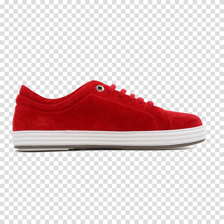 Skate shoe Sneakers Red Slip-on shoe, Ferragamo shoes red strap M transparent background PNG clipart