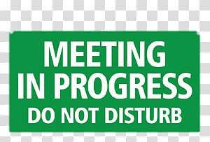meeting in progress do not disturb text, Meeting In Progress transparent background PNG clipart