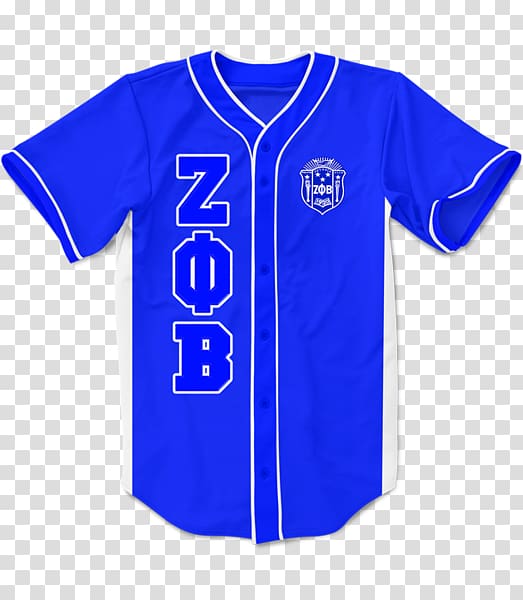 T-shirt Baseball uniform Jersey Zeta Phi Beta Fraternities and sororities, T-shirt transparent background PNG clipart