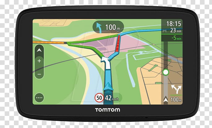 GPS Navigation Systems Car TomTom Start 52 Automotive navigation system, car transparent background PNG clipart