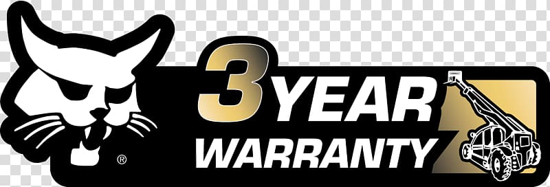 Extended warranty Bobcat Company Heavy Machinery Brand, Warranty transparent background PNG clipart