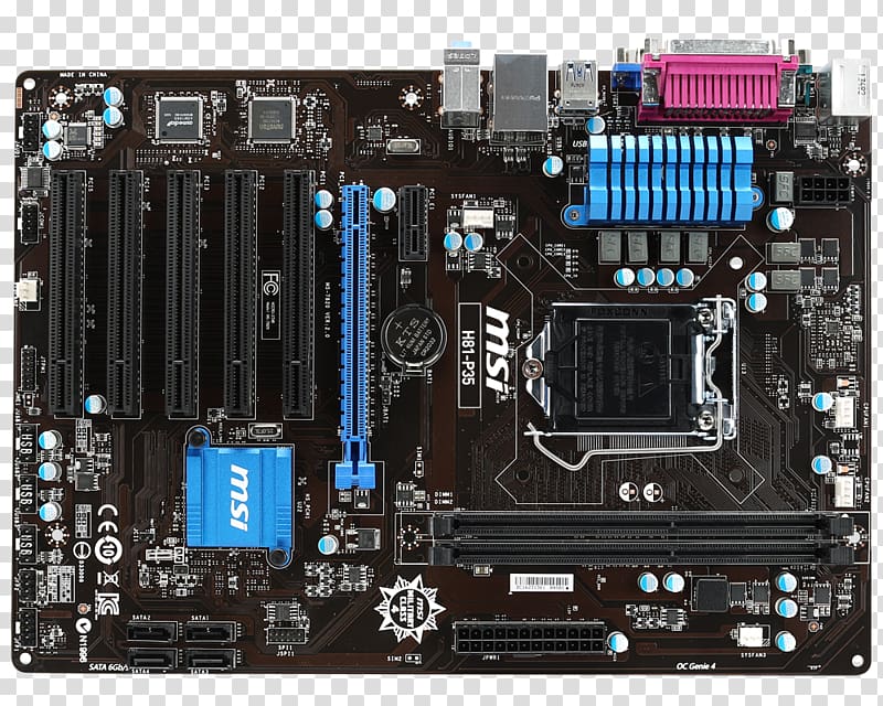 Motherboard Intel LGA 1155 Asus LGA 1150, intel transparent background PNG clipart