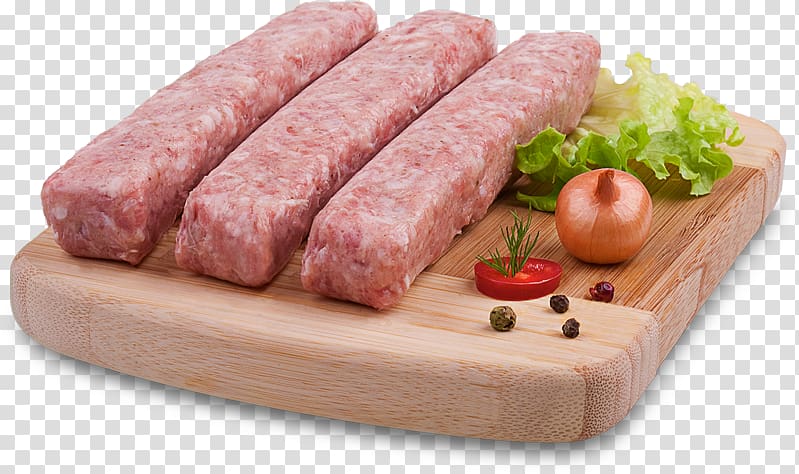 Thuringian sausage Bratwurst Meatball Liverwurst Barbecue, minced meat transparent background PNG clipart