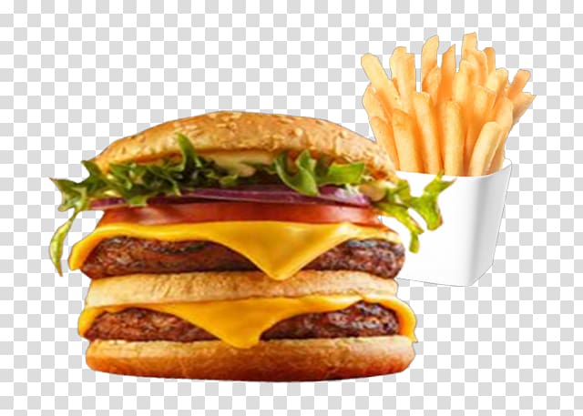 French fries Cheeseburger Breakfast sandwich McDonald\'s Big Mac Hamburger, Steak Frites transparent background PNG clipart