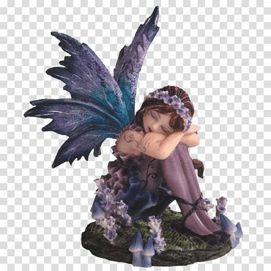 The Fairy with Turquoise Hair Figurine Statue Pixie, Fairy transparent background PNG clipart