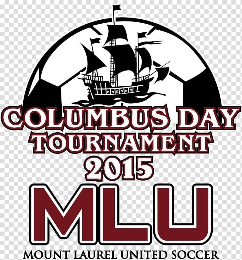 Football Mount Laurel United Soccer Association Columbus Day Logo, football transparent background PNG clipart
