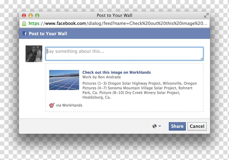 Facebook Messenger Thumbnail Pop-up ad, Share transparent background PNG clipart